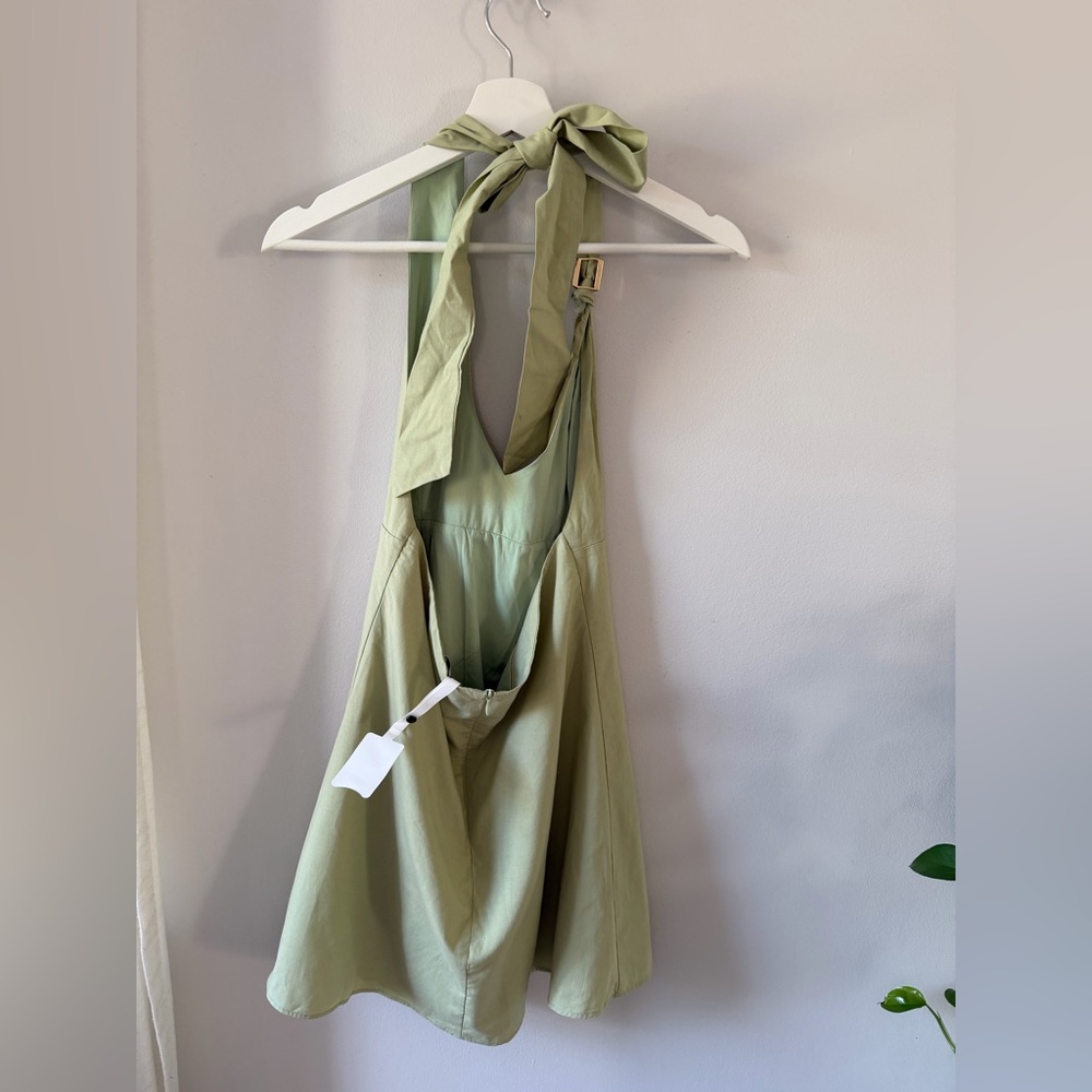SNDYS Oskar Mini Dress in Pear - Picture 3 of 5